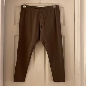 NWT J.Jill brown ankle leggings